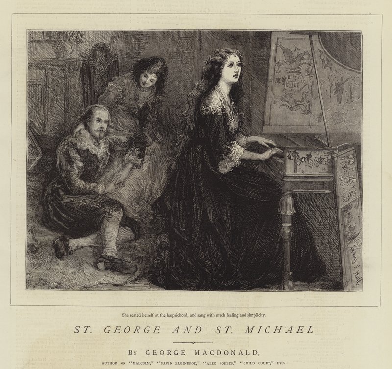 St George og St Michael av Sydney Prior Hall
