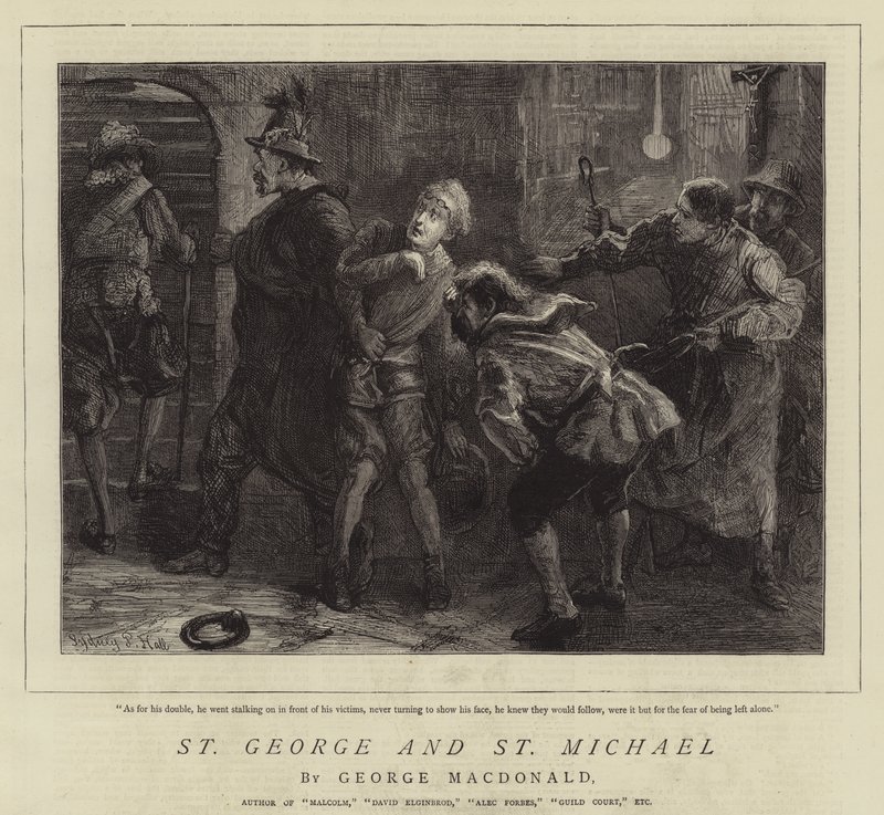 St George og St Michael av Sydney Prior Hall