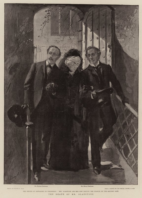 Mr Gladstones død av Sydney Prior Hall