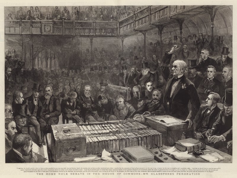 Hjemmestyredebatten i Underhuset, Mr Gladstone