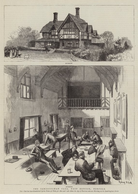 Sandringham Club, West Newton, Norfolk av Sydney Prior Hall