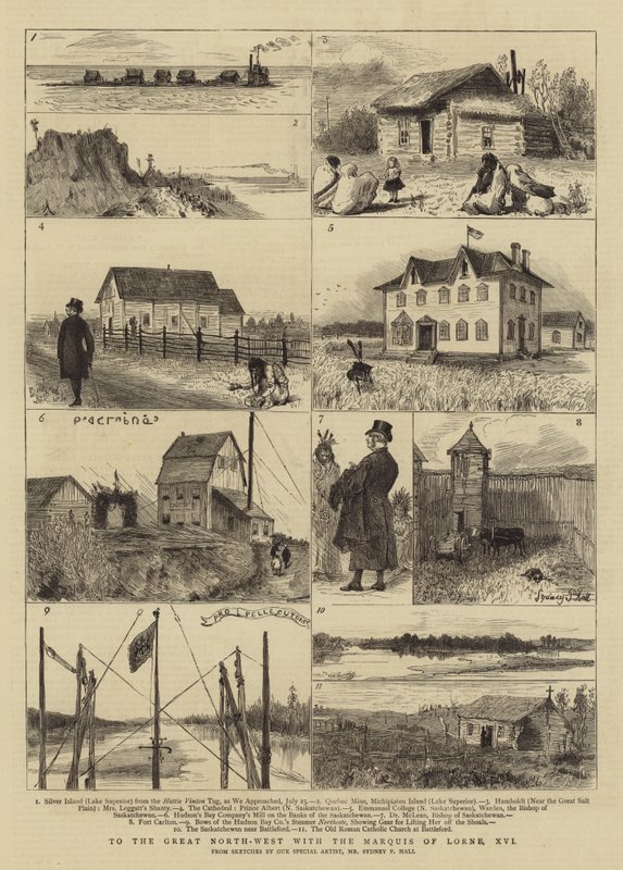 Til det store nordvest med markisen av Lorne, XVI av Sydney Prior Hall