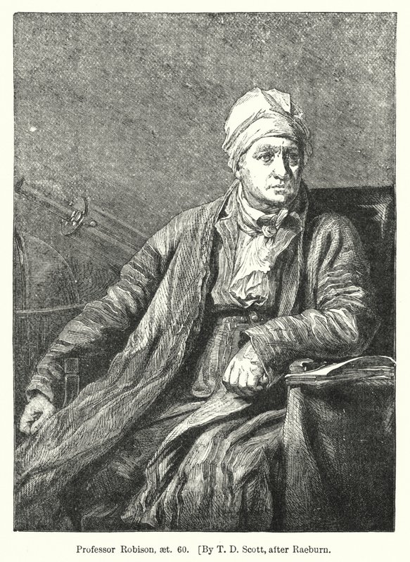 Professor Robison, aet 60 (gravering) av T. D. (after) Scott