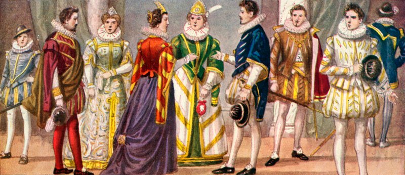 Italiensk kjole fra 1500-tallet av Tancredi Scarpelli
