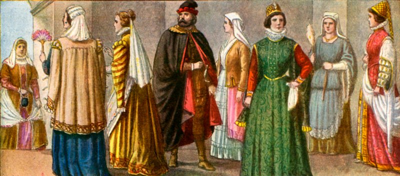 Italiensk kjole fra 1500-tallet av Tancredi Scarpelli