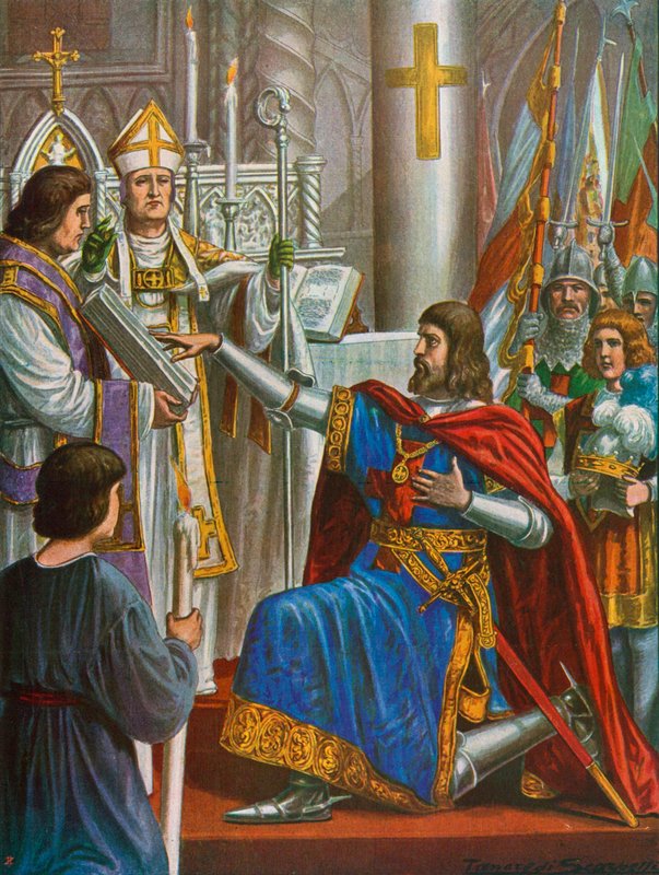 6. mars 1226 dannes en Second Lombard League av Tancredi Scarpelli