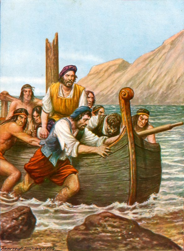 Eventyrlig reise til Diego Mendes og Bartolomeo Fieschi av Tancredi Scarpelli