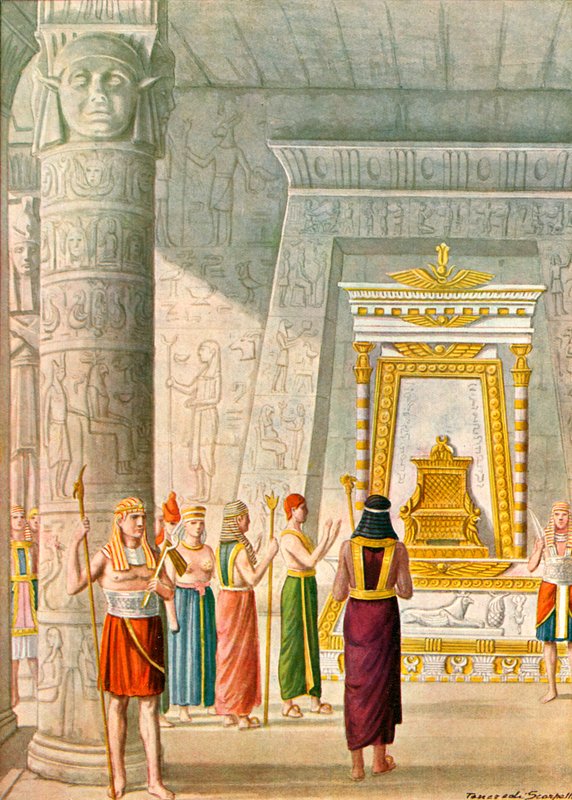 Egypt - Templets voktere av Tancredi Scarpelli