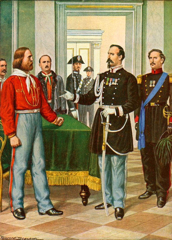 Garibaldi og general La Marmora av Tancredi Scarpelli