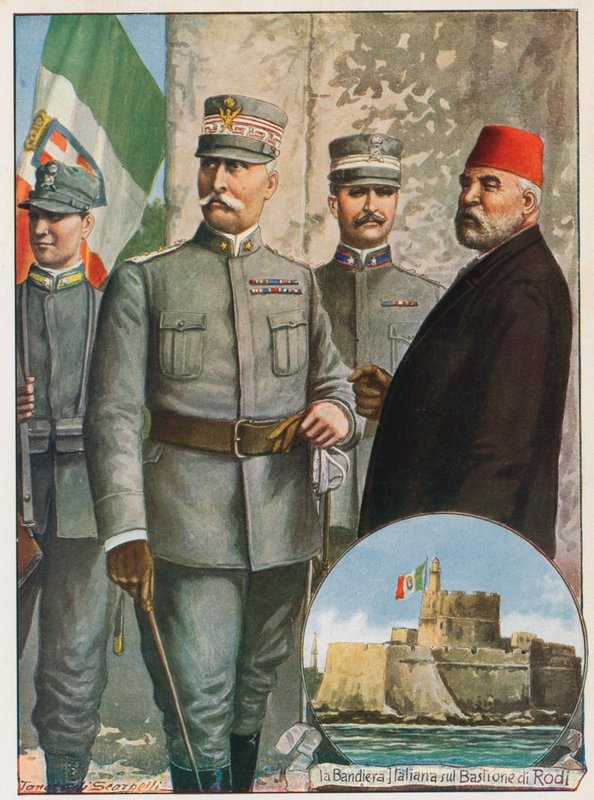 General Giovanni Ameglio, erobreren av Rodi av Tancredi Scarpelli