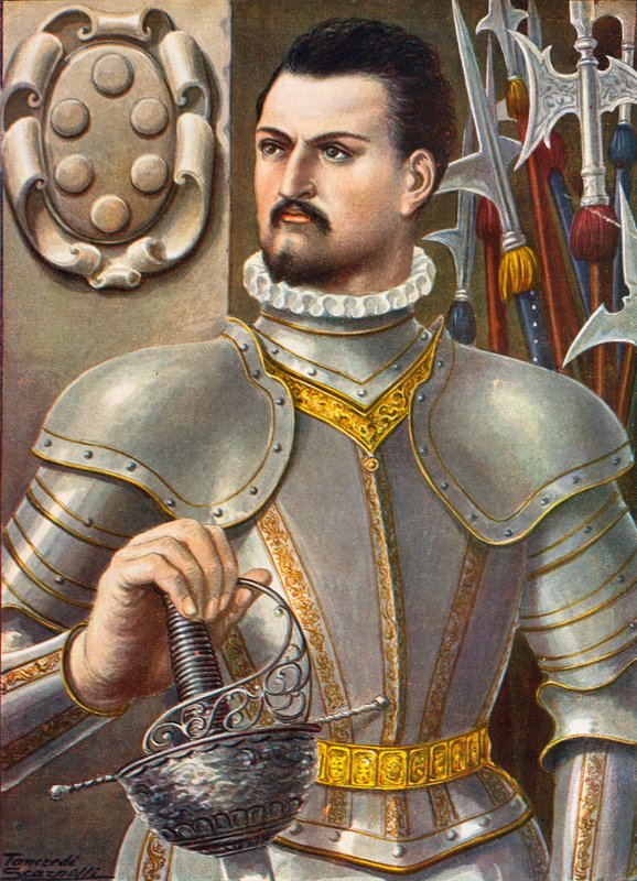 Giovanni de Medici også kjent som Bande Nere av Tancredi Scarpelli