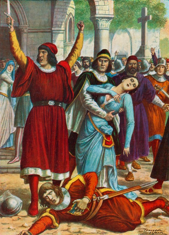 De sicilianske vesperene, 30. mars 1282 av Tancredi Scarpelli