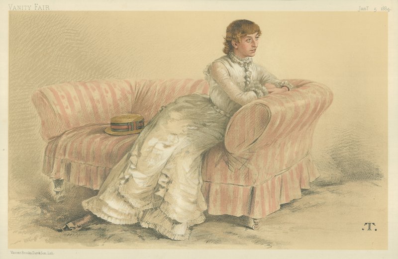 Lady Florence Dixie av Theobald Chartran