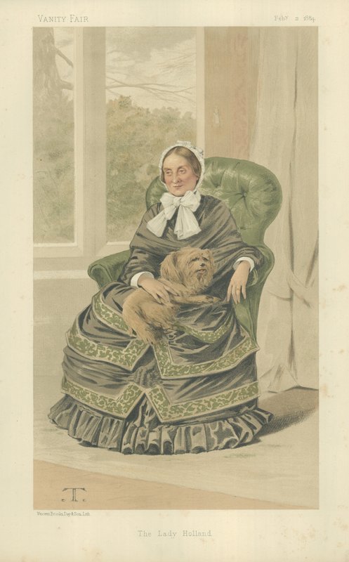 Lady Holland av Theobald Chartran