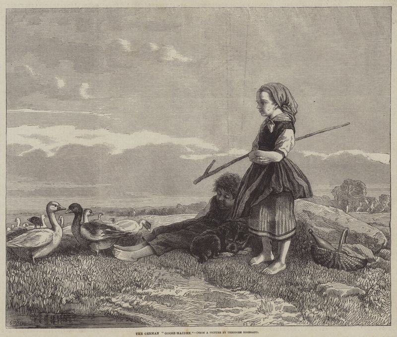 Den tyske gåsejenta av Theodor Hosemann