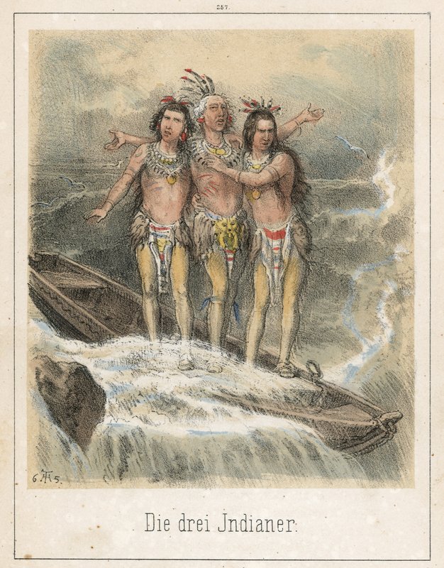 De tre indianerne av Theodor Hosemann