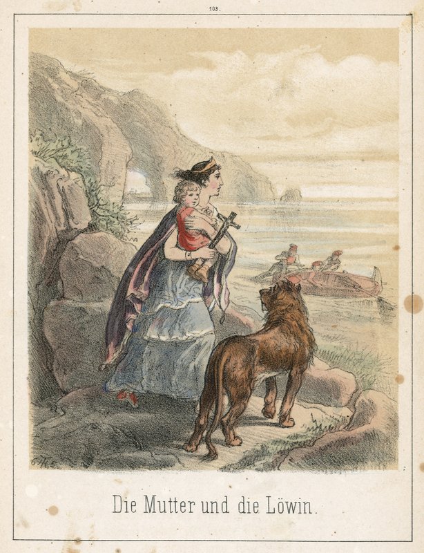 Moren og løven av Theodor Hosemann