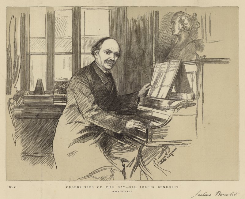 Dagens kjendiser, Sir Julius Benedict av Theodore Blake Wirgman