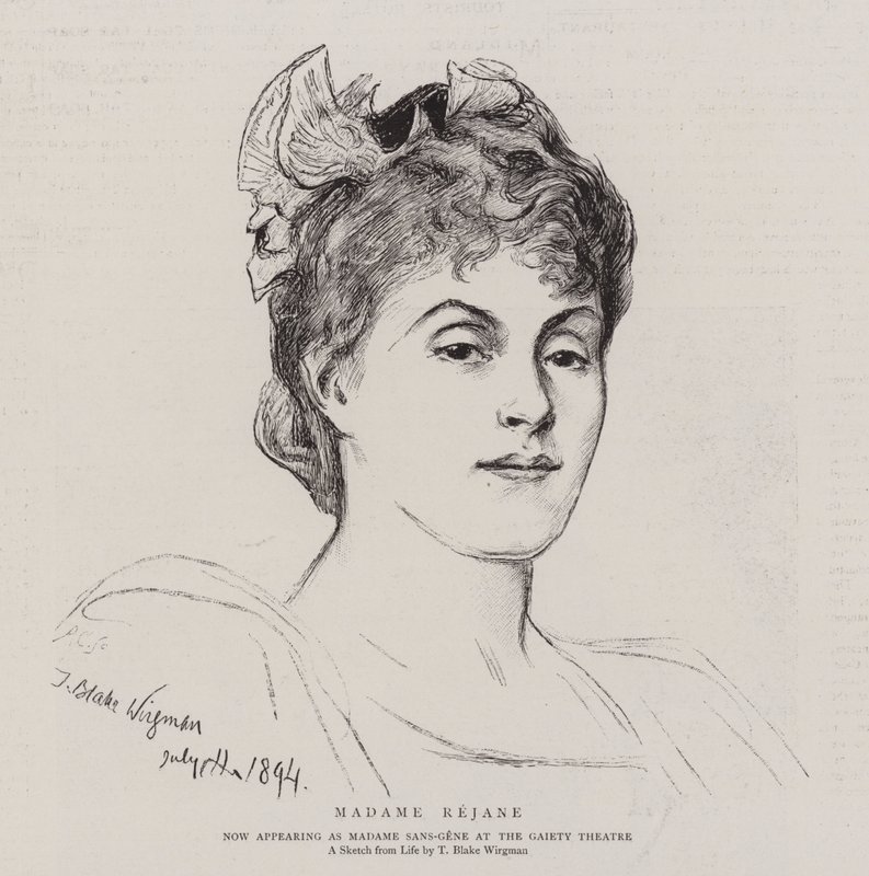 fru rejane av Theodore Blake Wirgman