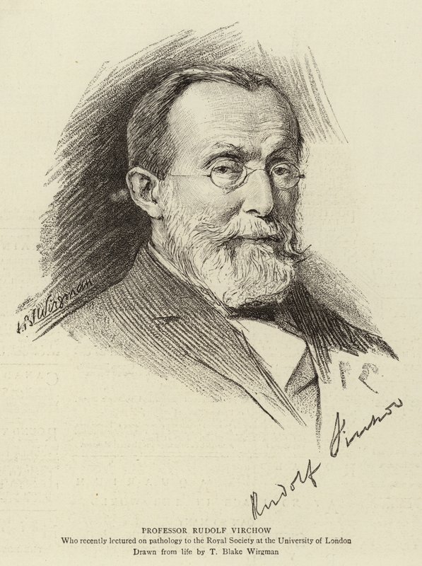 Professor Rudolf Virchow av Theodore Blake Wirgman