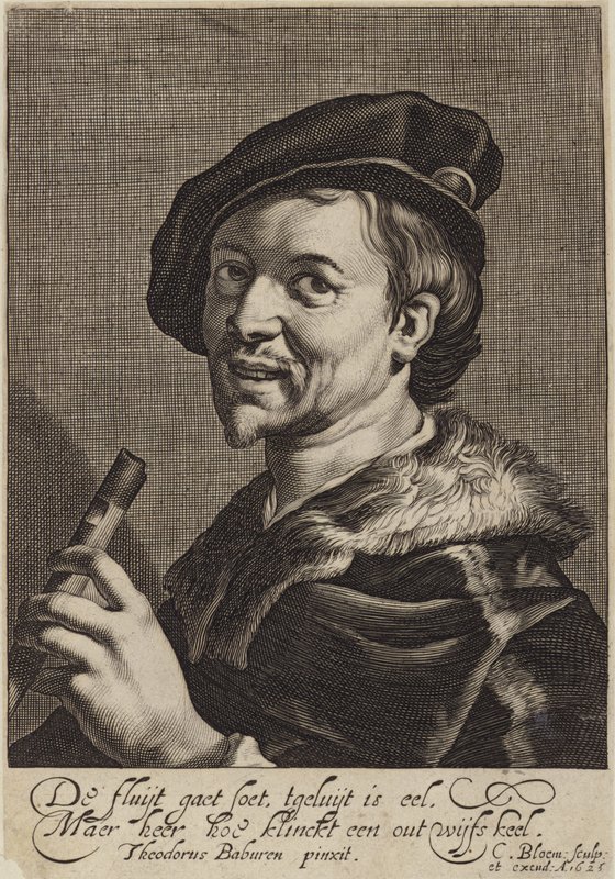Portrett av Cornelis Bloemaert av Theodore van Baburen