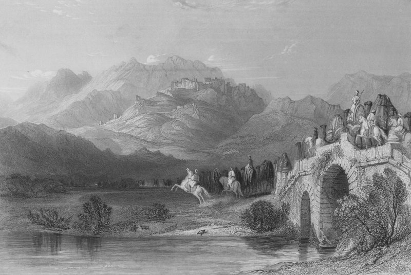 Akropolis i Pergamus, Lilleasia av Thomas Allom