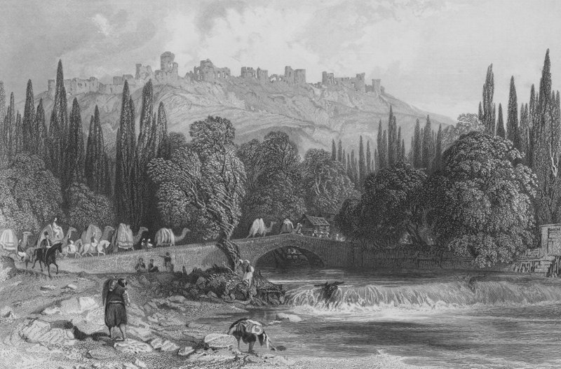 Slottet i Smyrna, Lilleasia av Thomas Allom