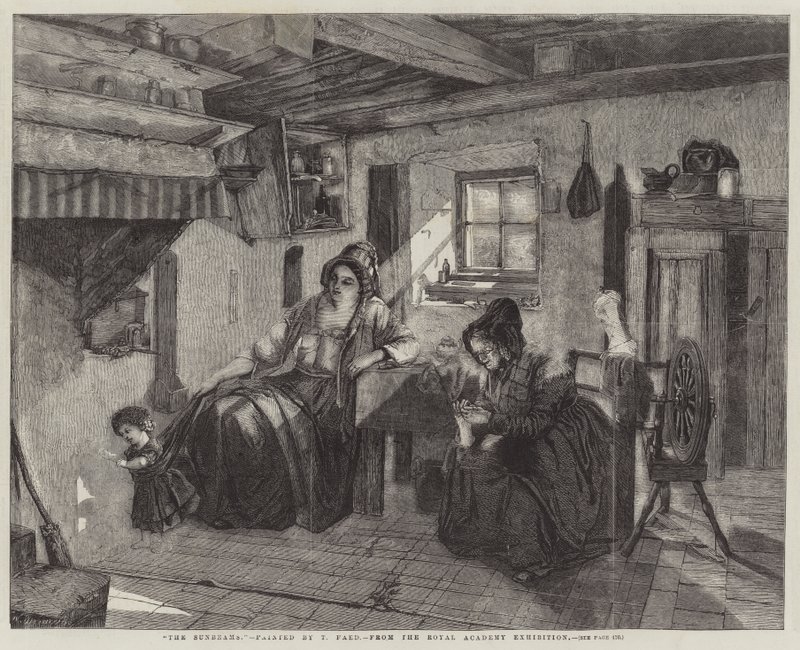 Solstrålene av Thomas Faed