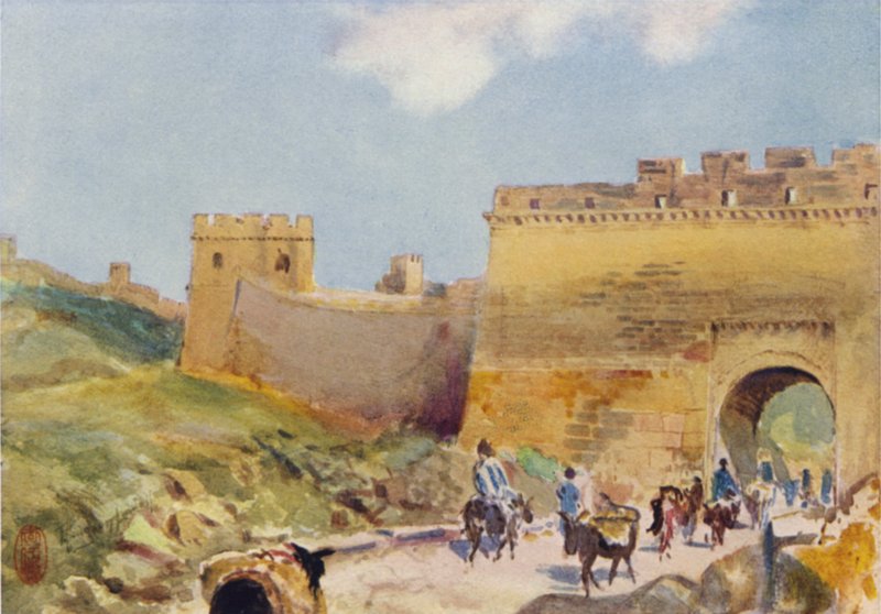 Nankow-passet, porten til den kinesiske mur av Thomas Hodgson Liddell