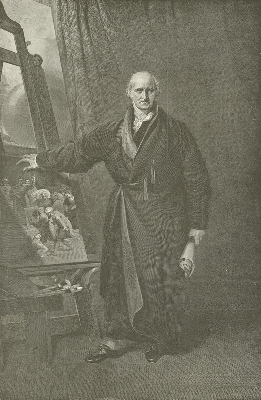 Benjamin West, president for Royal Academy av Thomas Lawrence