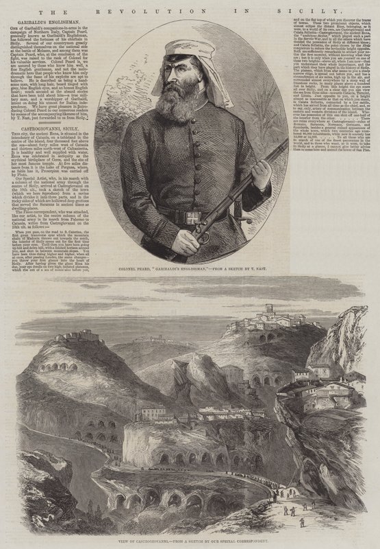Revolusjonen på Sicilia av Thomas Nast