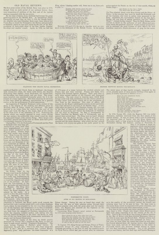 Old Naval anmeldelser av Thomas Rowlandson