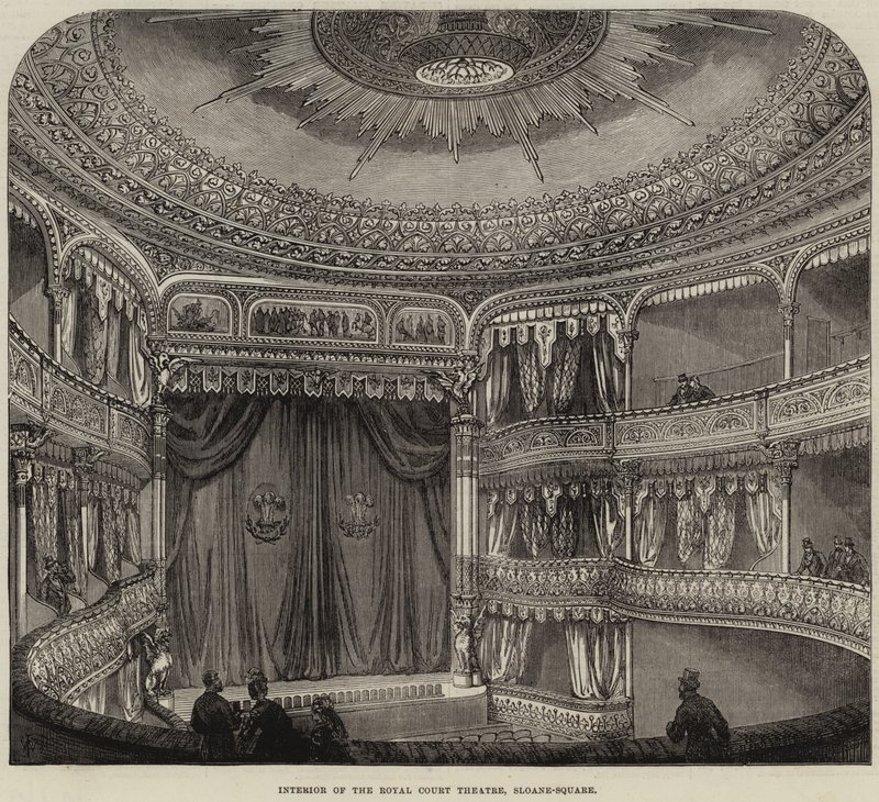 Interiøret i Royal Court Theatre, Sloane-Square av Thomas W. Wood