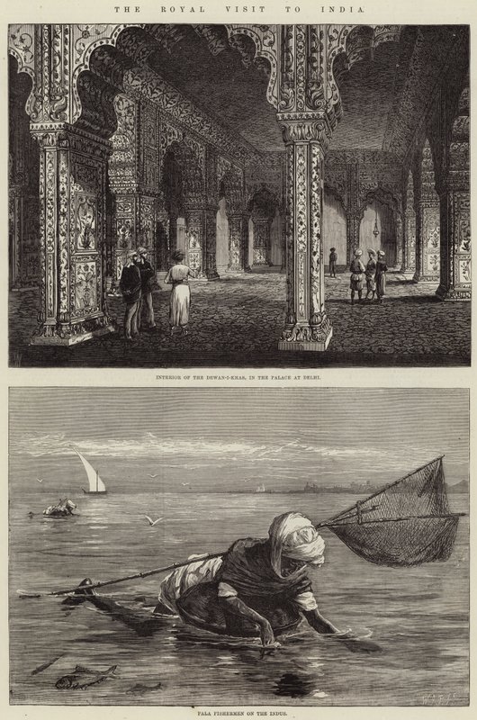 Det kongelige besøket i India av Thomas W. Wood