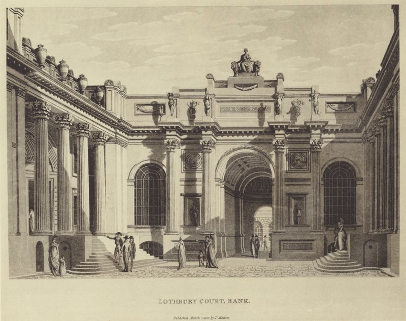 Lothbury Court, Bank of England av Thomas (after) Malton