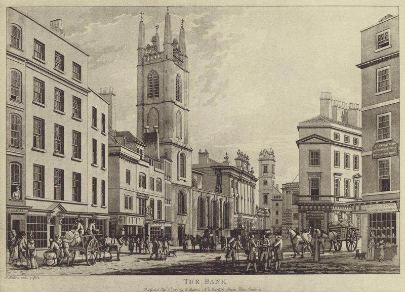Bank of England av Thomas (after) Malton