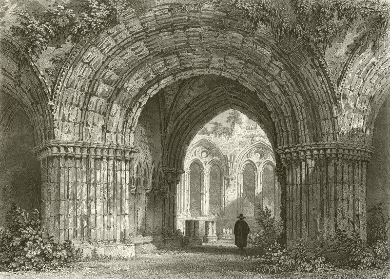 Chapter House, Furness Abbey av Thomas Allom