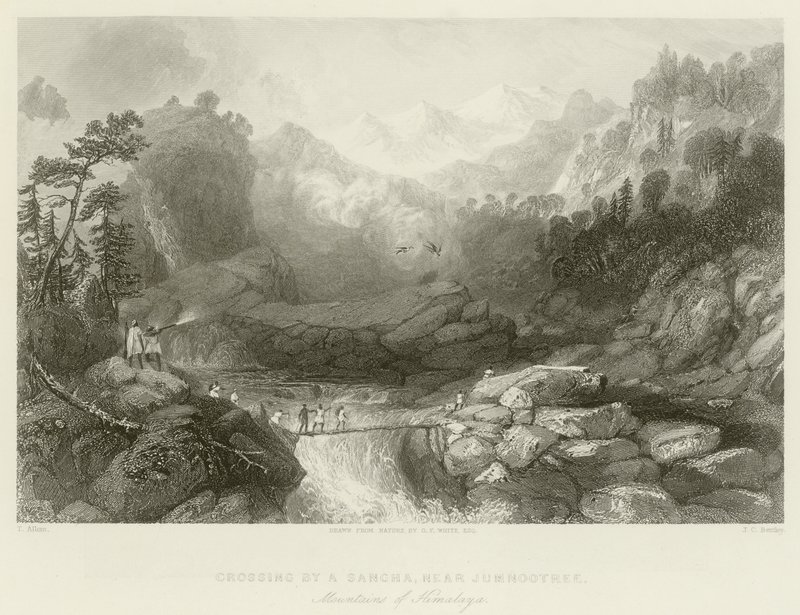 Krysser av en sangha av Thomas Allom