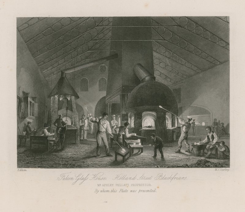 Falcon Glass House av Thomas Allom
