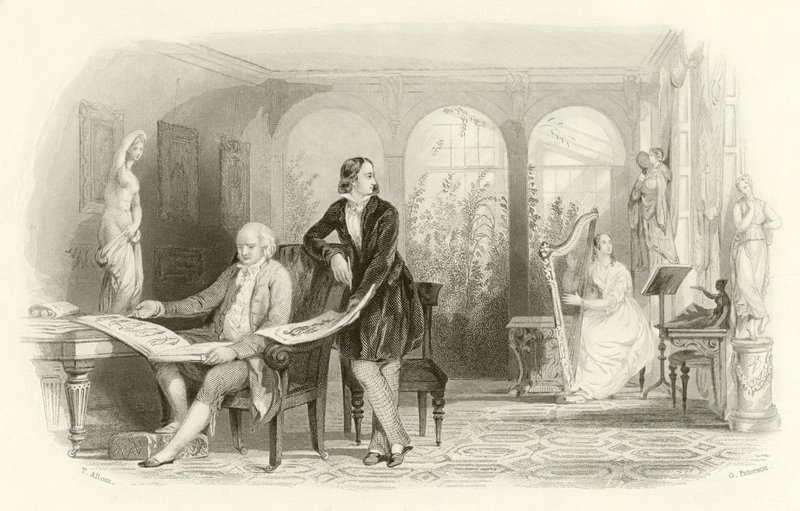 Kjærlighetens tidlige drømmer av Thomas Allom