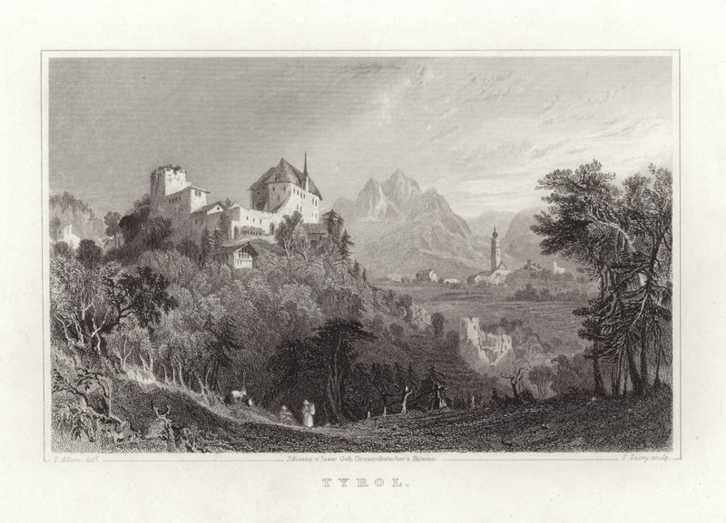 Tyrol av Thomas Allom