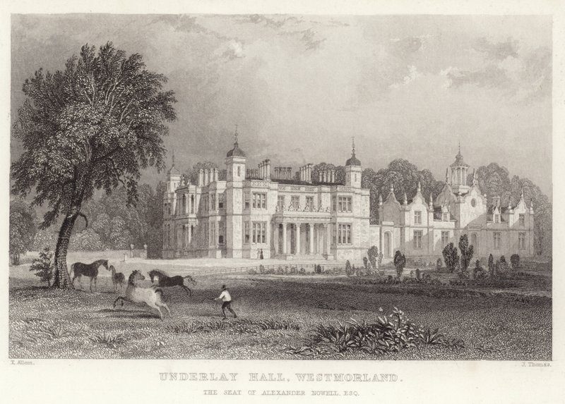 Underlagshall i Westmoreland av Thomas Allom