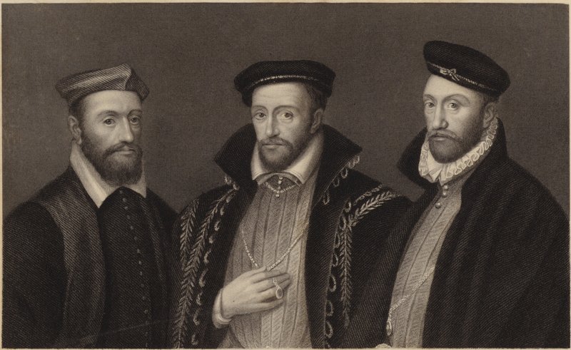 Kardinal de Chatillon, admiral Coligni og d