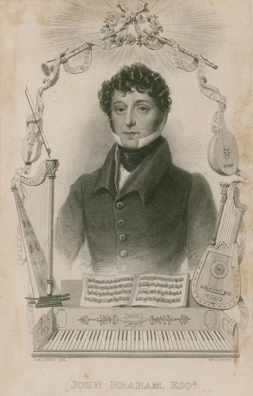 John Braham, sanger av Thomas Charles Wageman