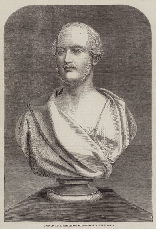 Byste av HKH prinsgemalen, av Mathew Noble av Thomas Harrington Wilson