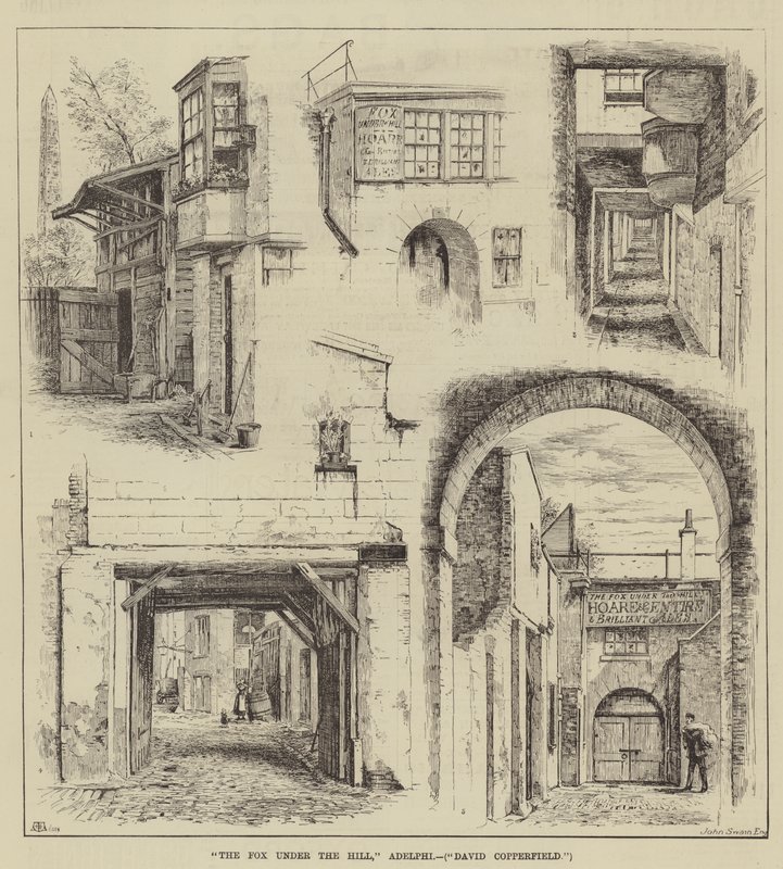 The Fox under the Hill, Adelphi, David Copperfield av Thomas Harrington Wilson