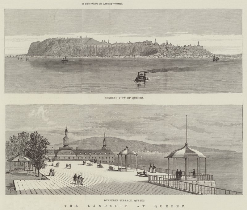 Jordraset i Quebec av Thomas Harrington Wilson
