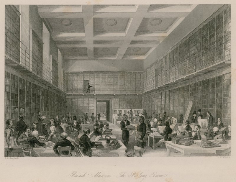 British Museum, Lesesalen av Thomas Hosmer Shepherd