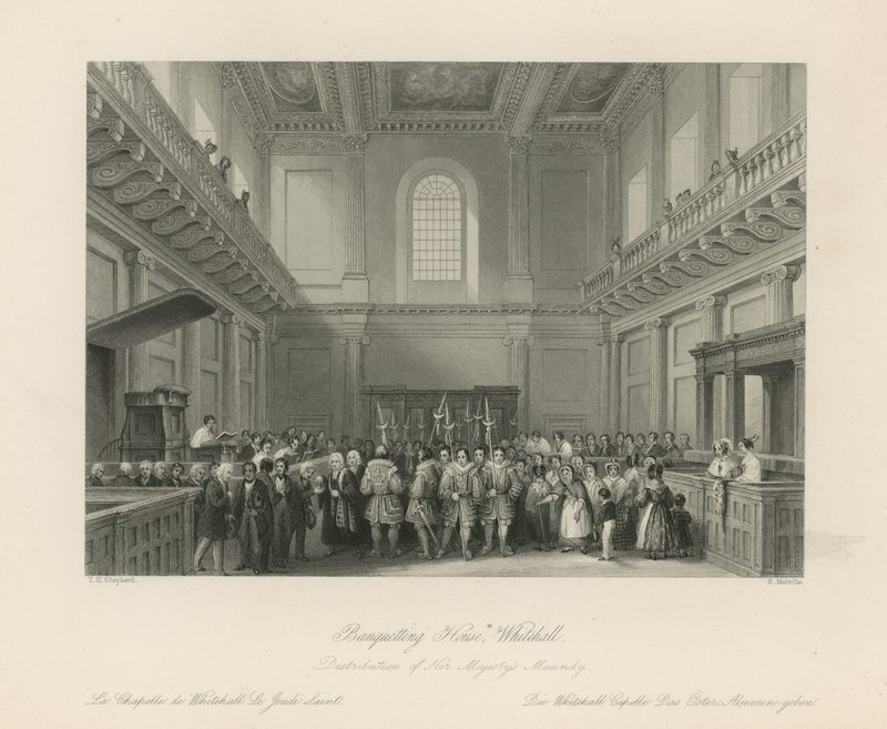 Distribusjon av Hennes Majestets Maundy av Thomas Hosmer Shepherd