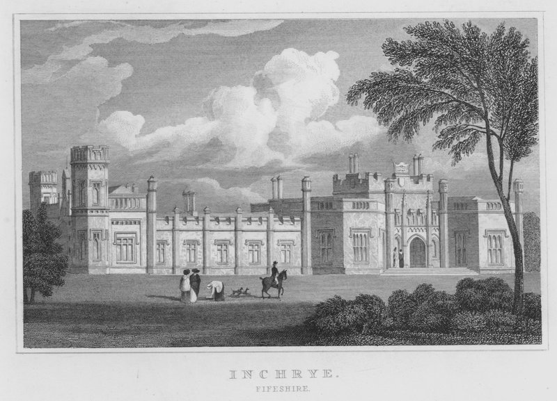 Inchrye, Fifeshire (gravering) av Thomas Hosmer Shepherd